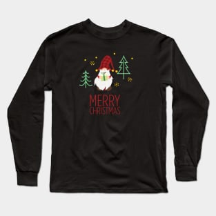 Merry Christmas Gnome Long Sleeve T-Shirt